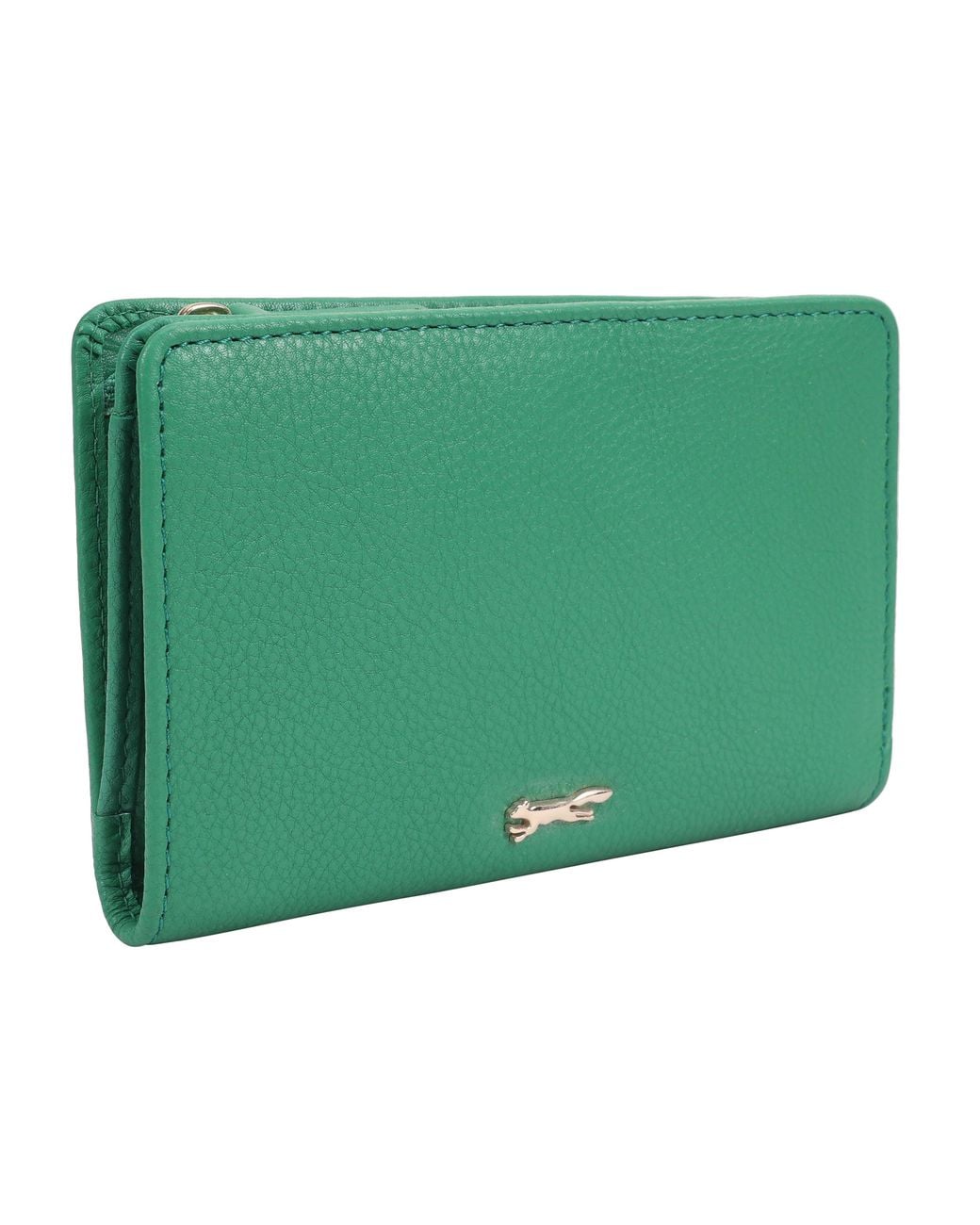Paul Costelloe Green Solidago Leather Purse