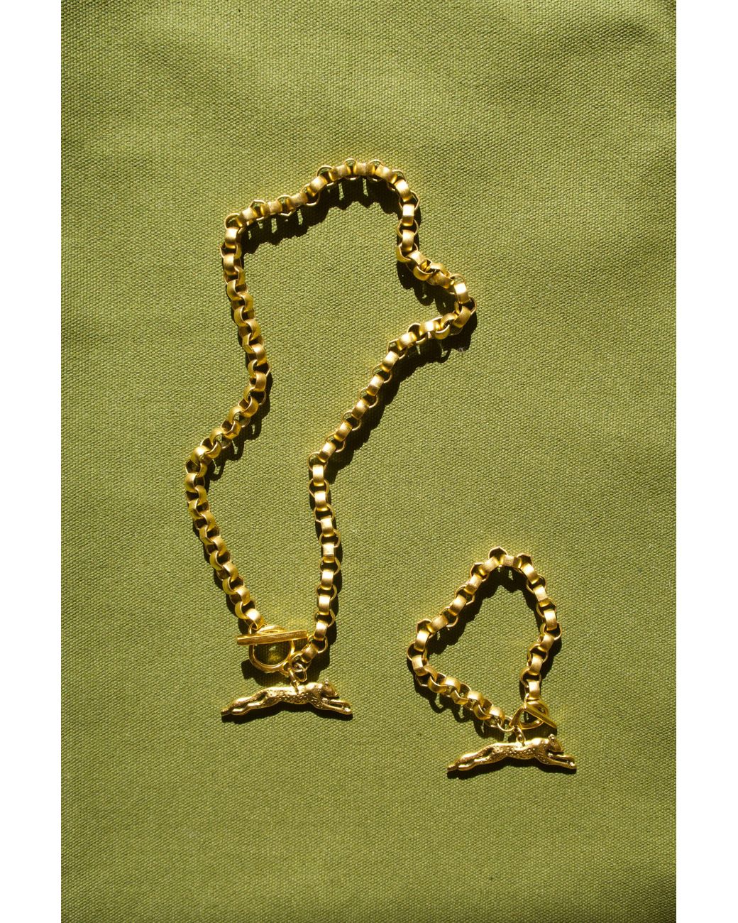 Sccollection Metallic Roxy Cheetah Necklace
