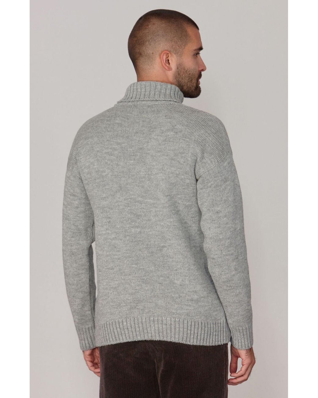 Paul James Knitwear Gray The Modern Submariner for men