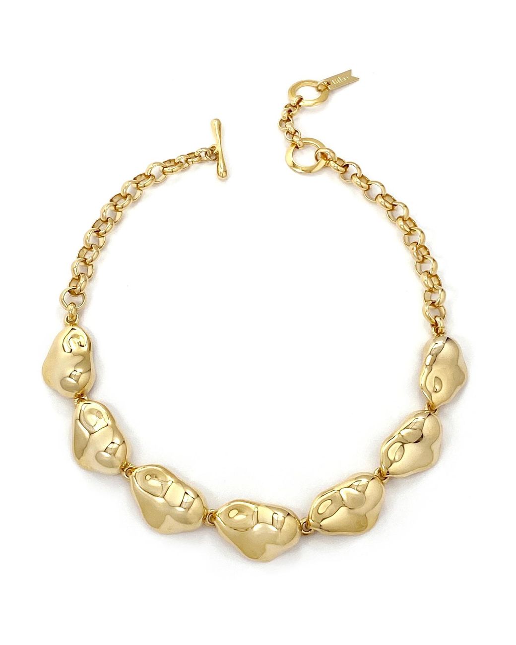 Biko Jewellery Metallic Molten Collar