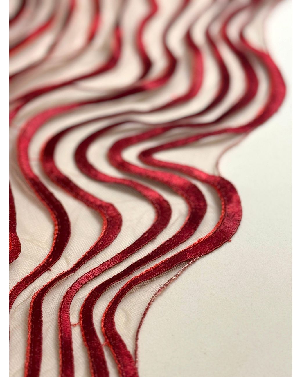Somewhere Never Red Making Waves Triangle Bralette
