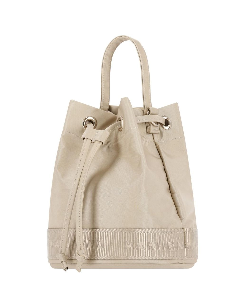 MARHEN.J Natural Neutrals Recycled Nylon Bucket Bag