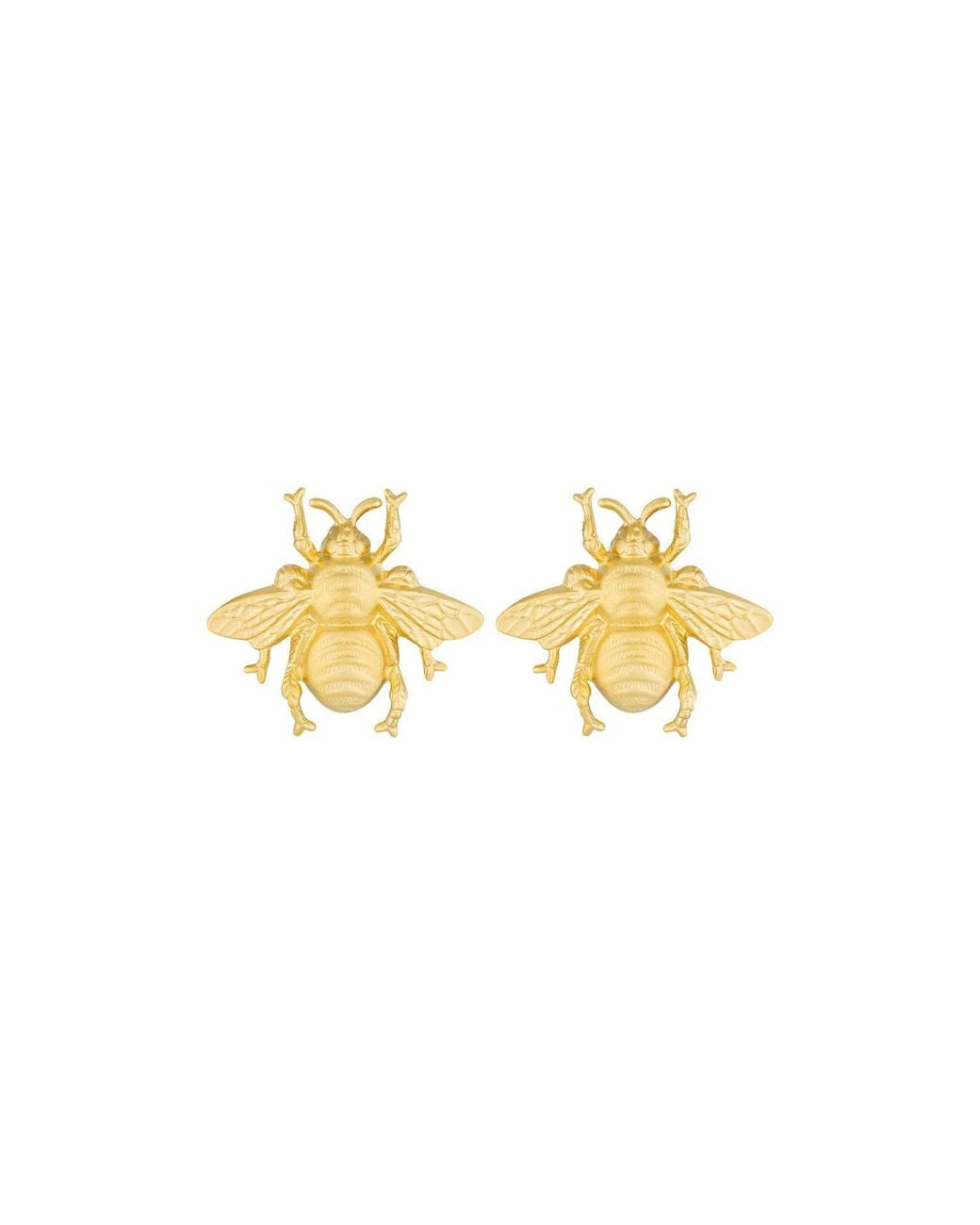 Stephanie Browne Australia Metallic Busy Bee Earrings
