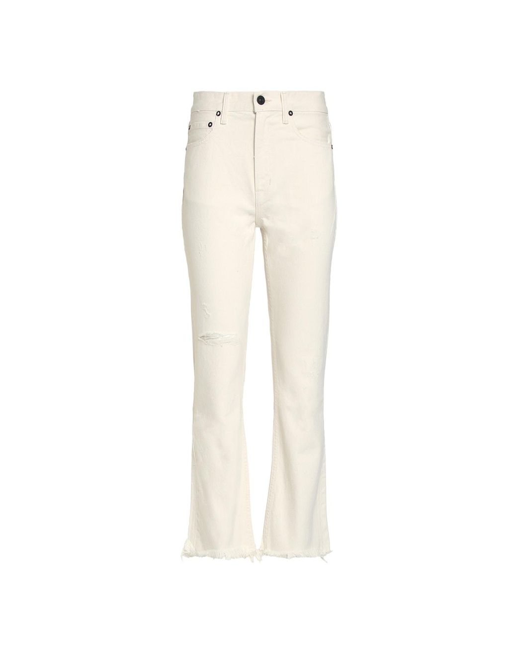 NOEND Natural Farrah Midrise Kick Flare Jeans
