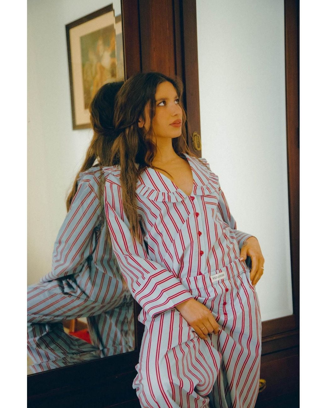 Wild Lovers Purple Elina Pjyama Shirt