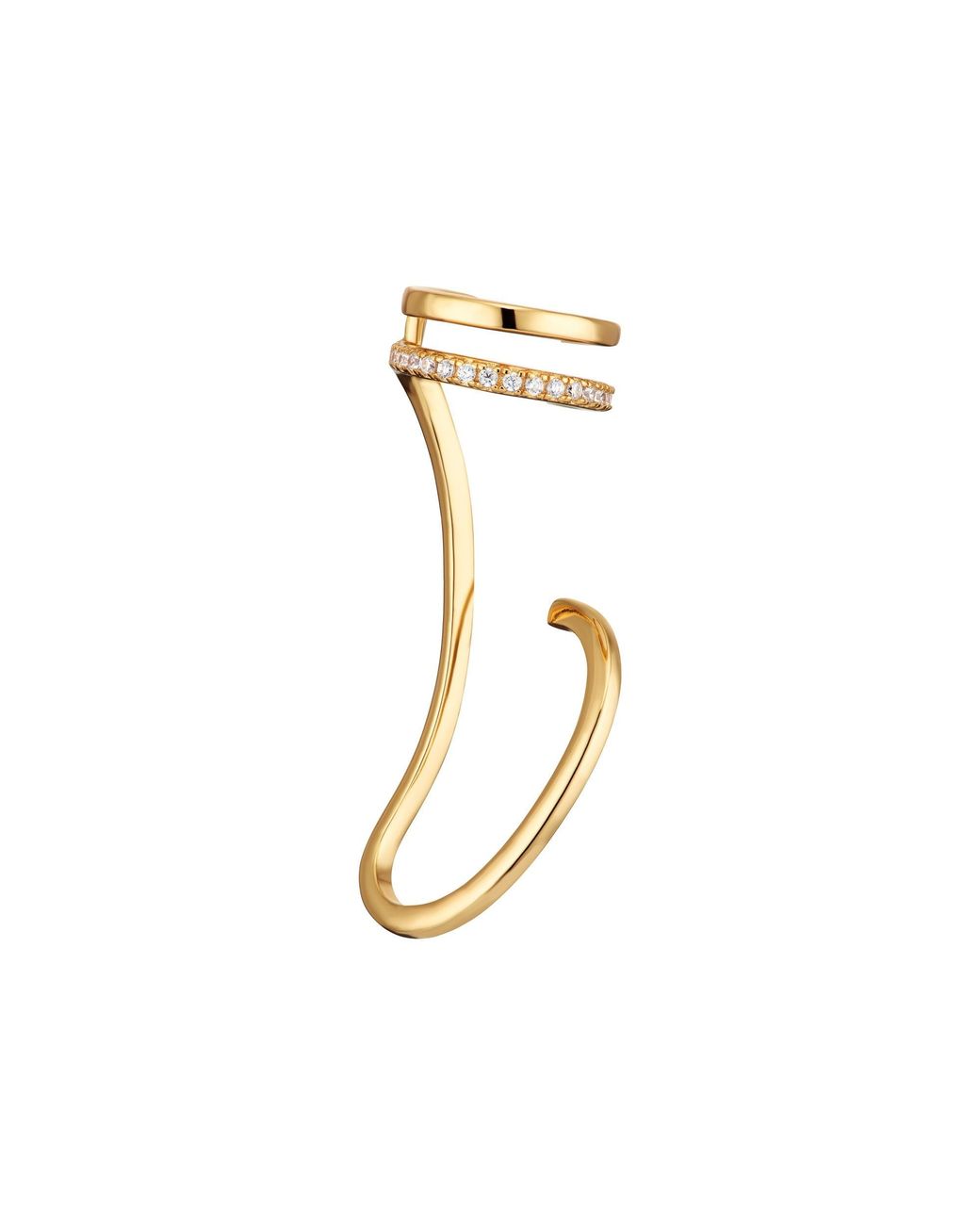 Scream Pretty Metallic Illusion Single Ear Cuff