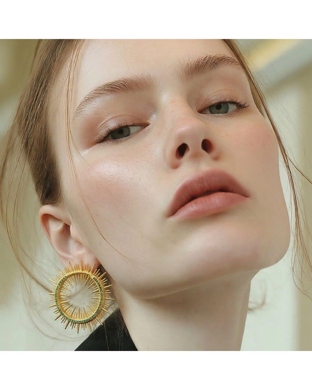 Najiba Metallic Renewance Radiance Earrings