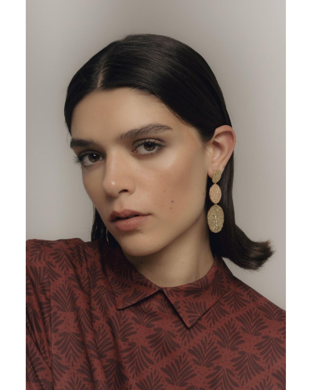 Lavani Jewels Metallic Geyser Earrings