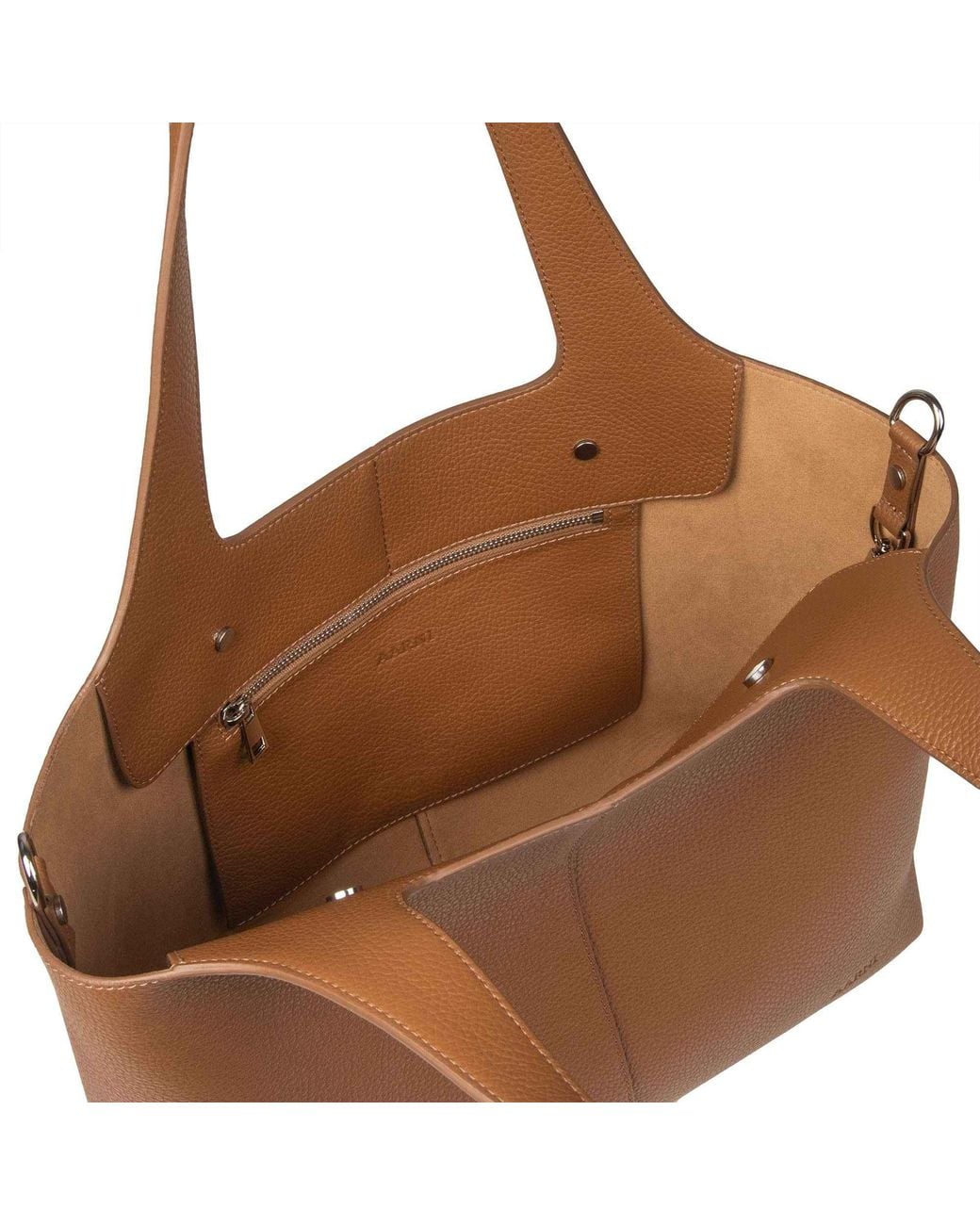 Aarni Brown Aava Tote Bag, Cognac