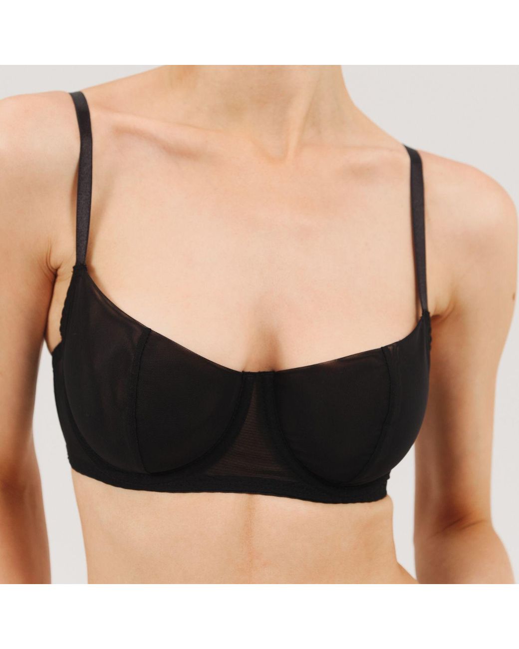 Daily Underwear Black Bra Base