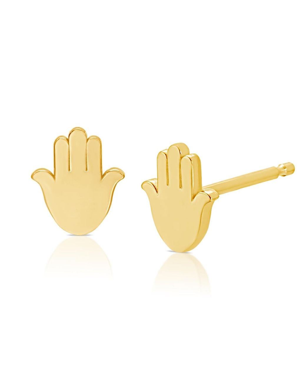 Maya Brenner Metallic Charm Stud