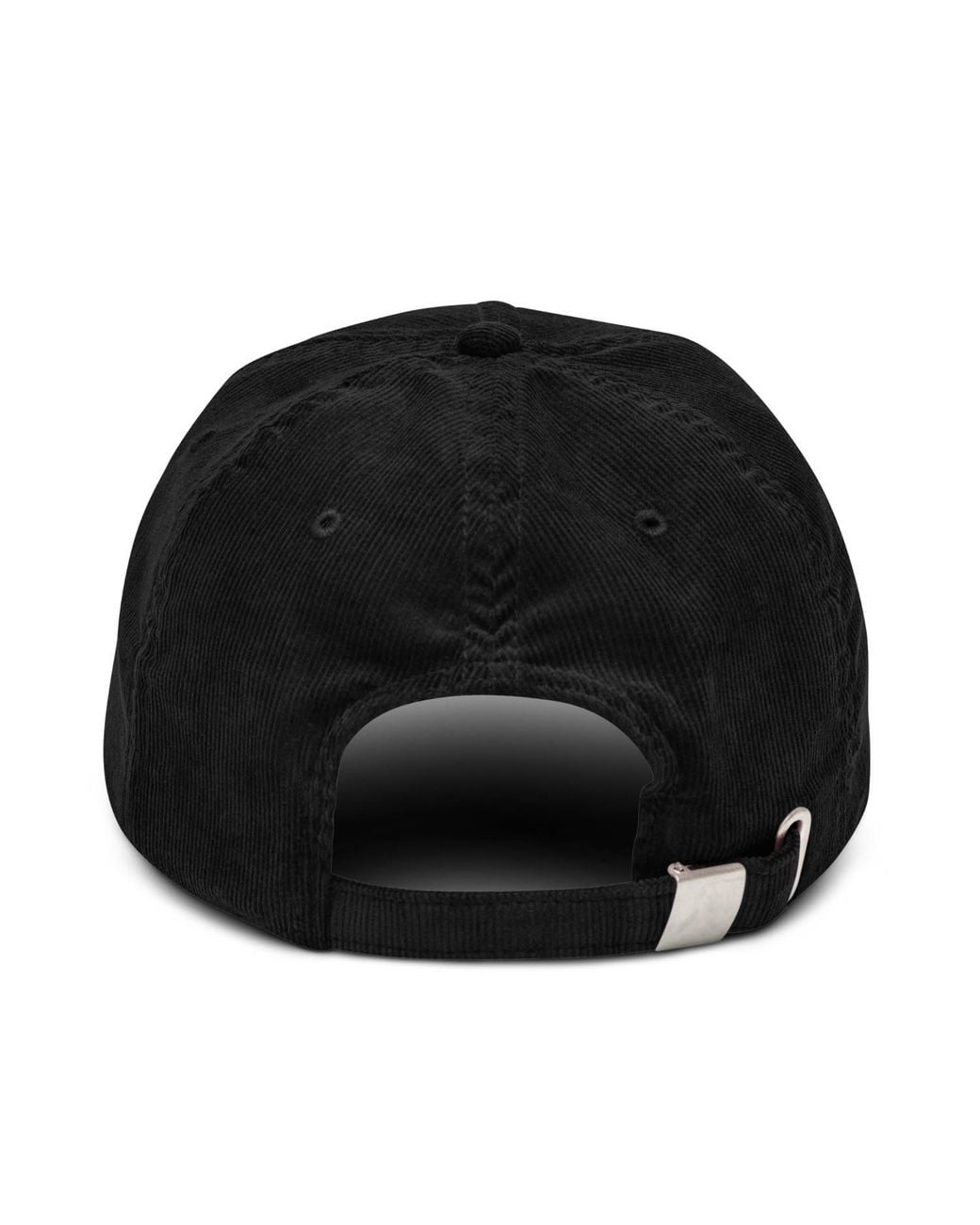Anchor and Crew Black Ampersand Signature Embroidered Corduroy Cap