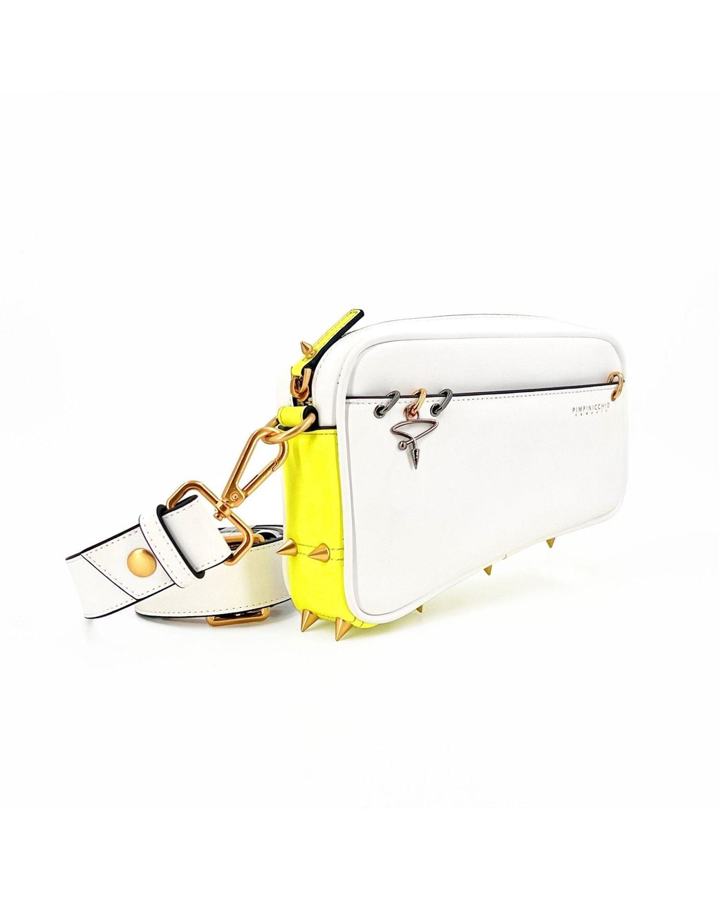Pimpinicchio New York Metallic Asymmetrical Belt Bag