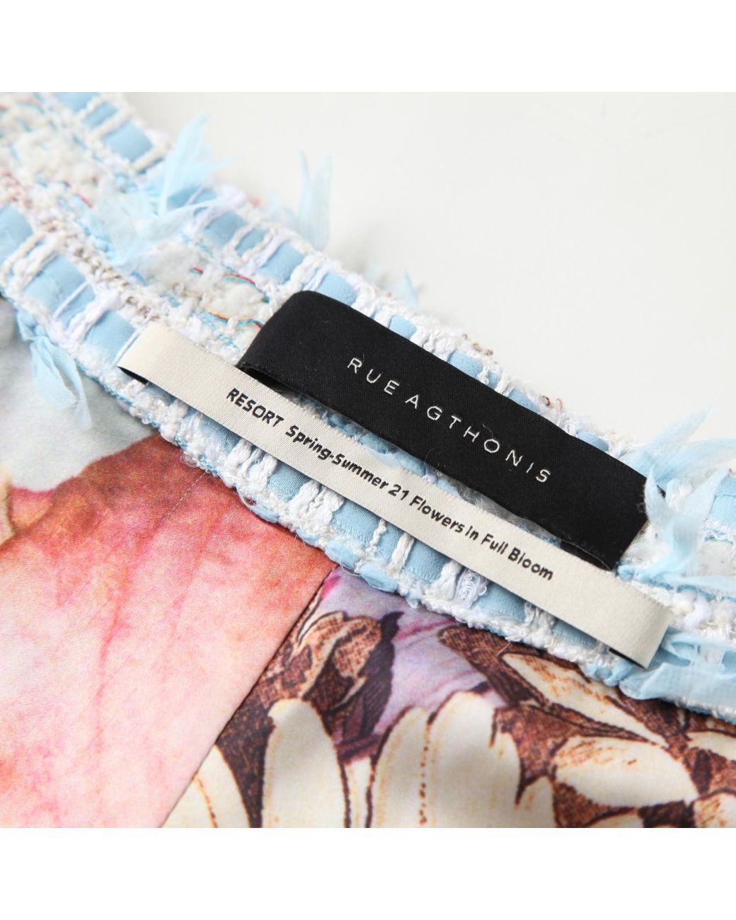 RUE AGTHONIS Blue Melon Shorts