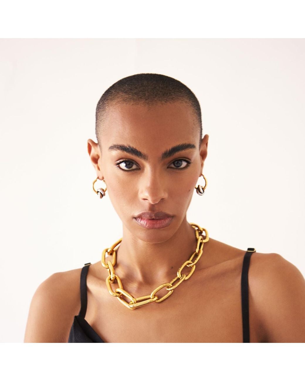 Lovard Metallic Bicycle Chunky Chain Link Necklace