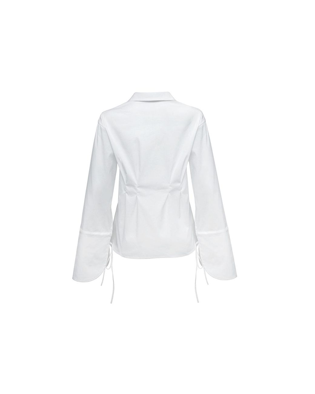 Audrey Vallens White Poplin Shirt