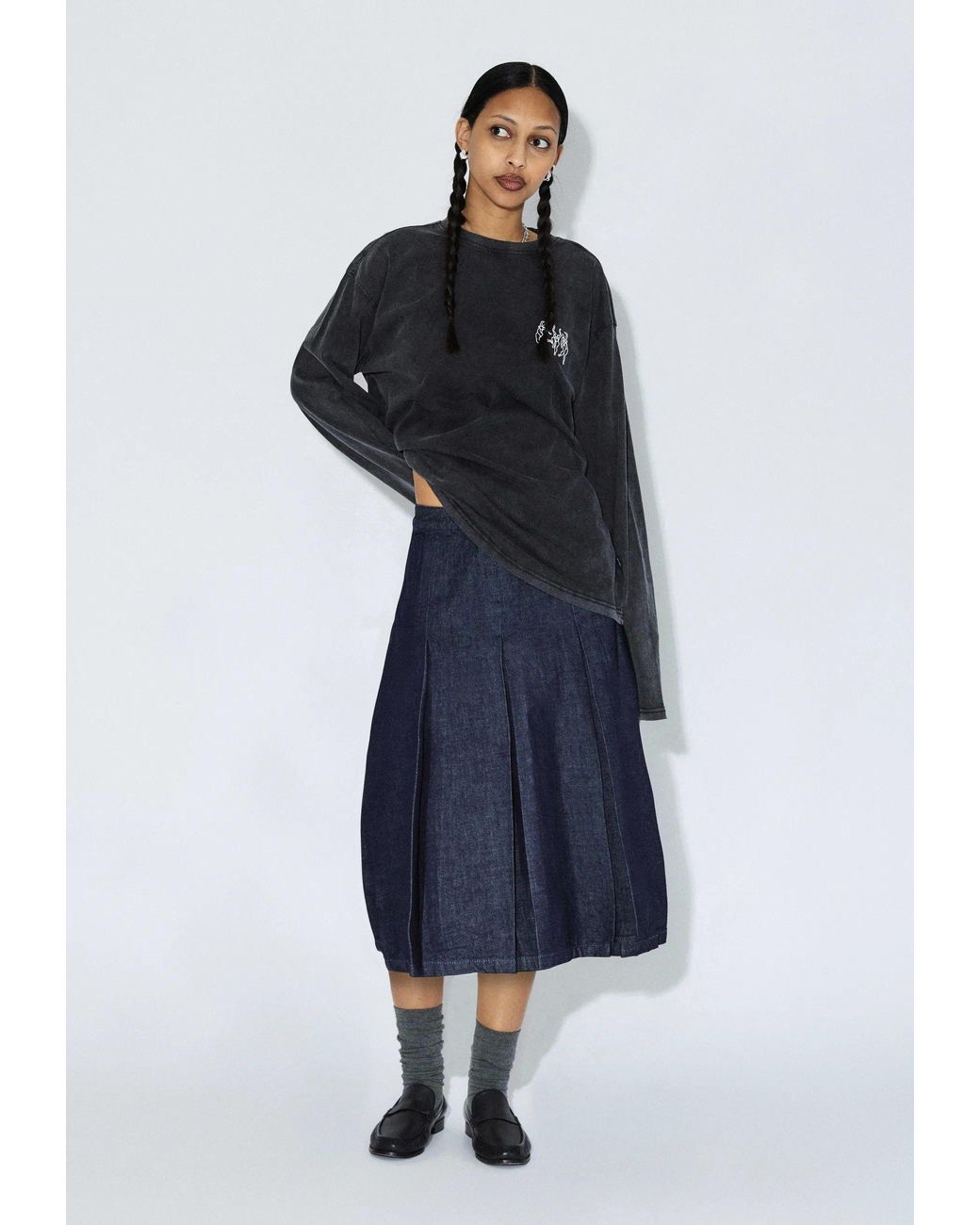 Dr. Denim Blue Joanna Skirt