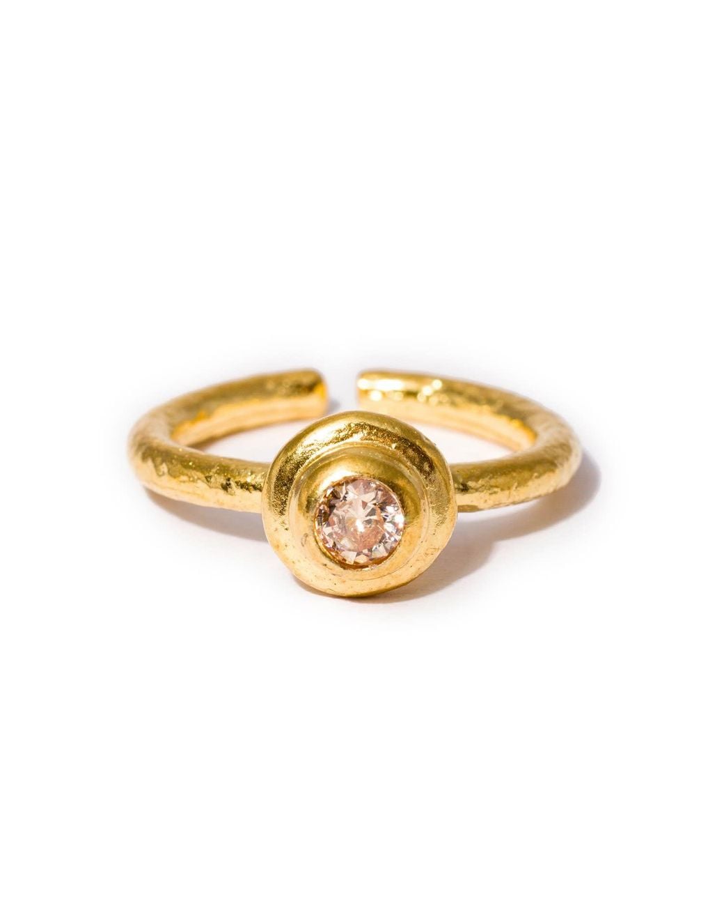 Kybele Studio Metallic Neutrals Champagne Gemstone Ring