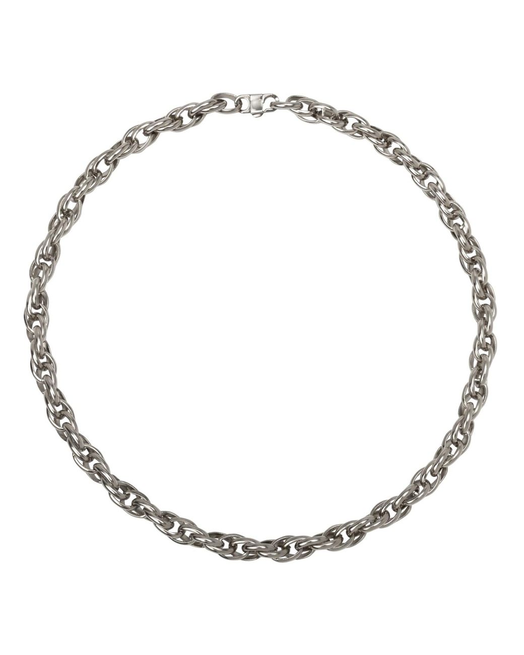 Caramel Vintage Jewellery Metallic Vintage Plated Loop De Loop Chain