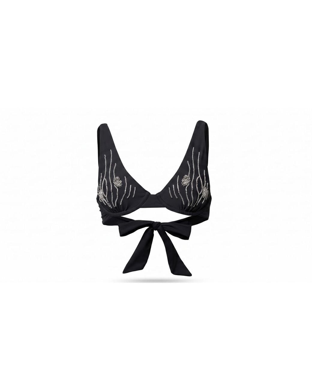 Raw Potential Black Oria Bikini Top