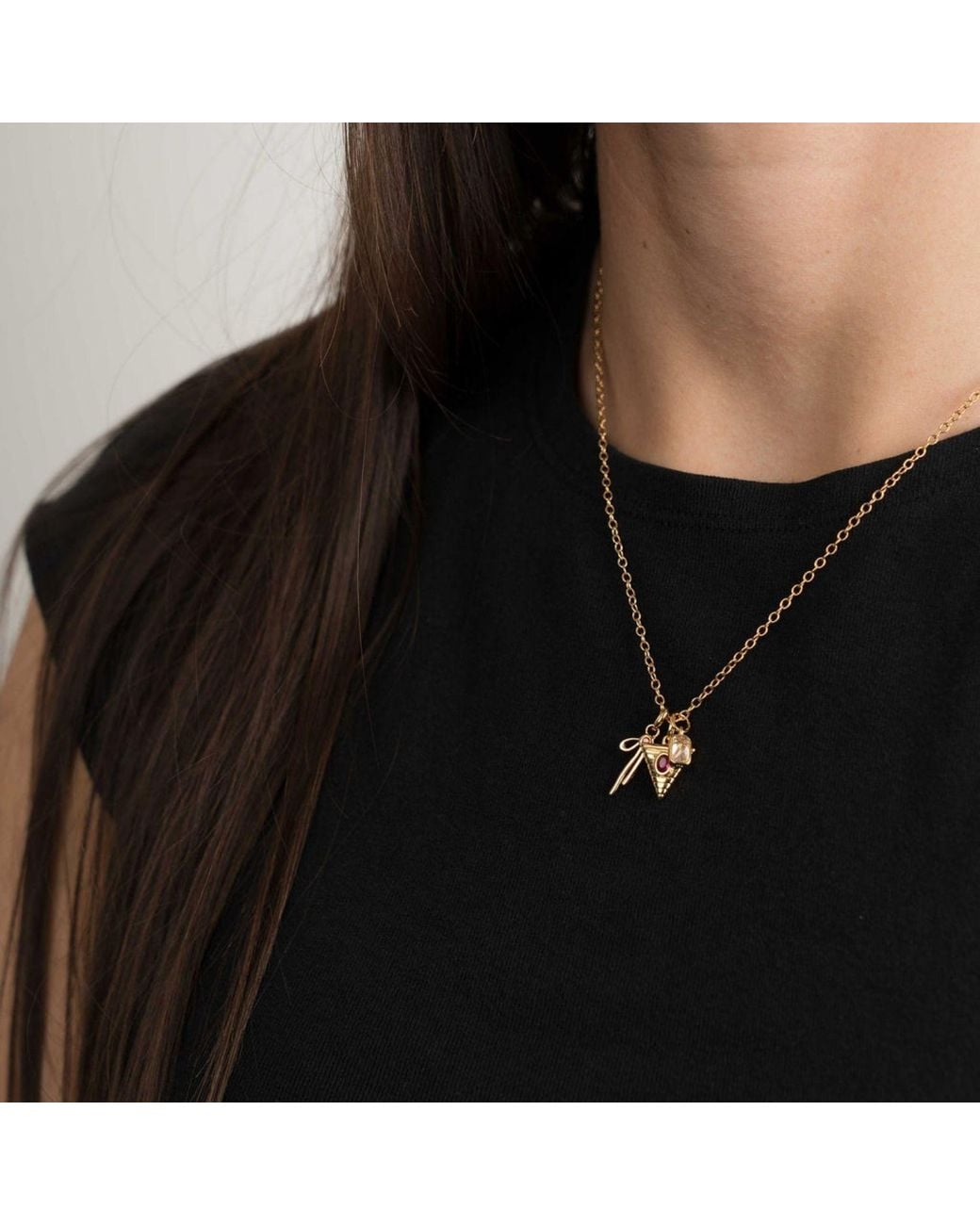 Belinda Jewelz Metallic Garnet Bow Charm