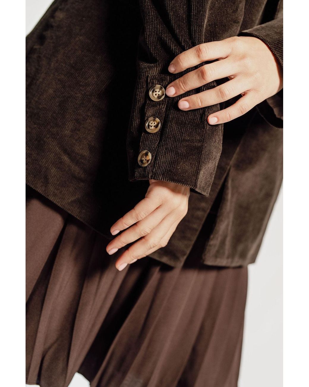 Rave on Trend Black Corduroy Blazer