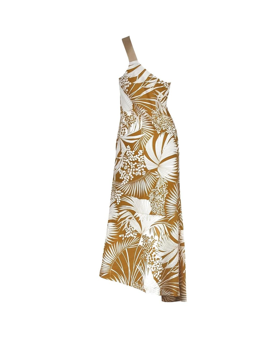 Me & Thee Metallic Poetic Justice Tropical Print Dress