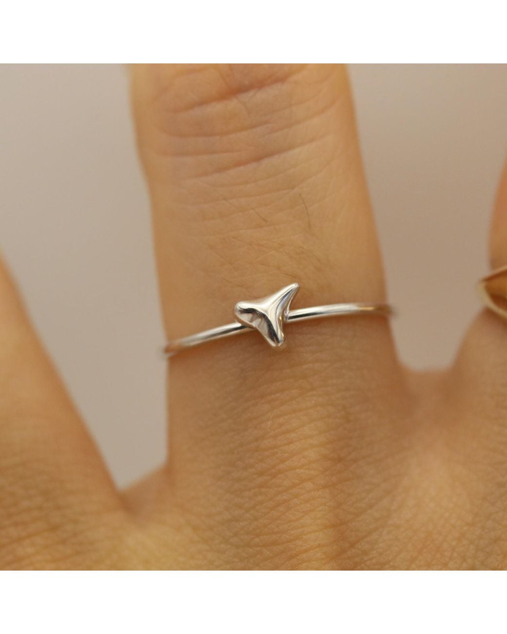 VicStoneNYC Fine Jewelry Metallic Shark Tooth Ring