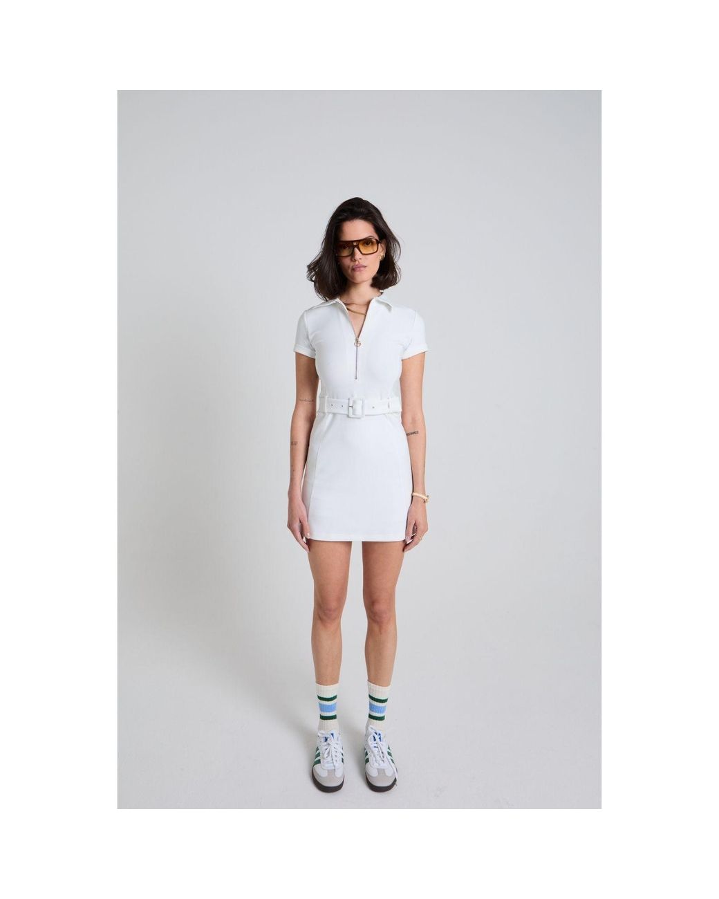 Goldie Byrd White The Goldie Dress