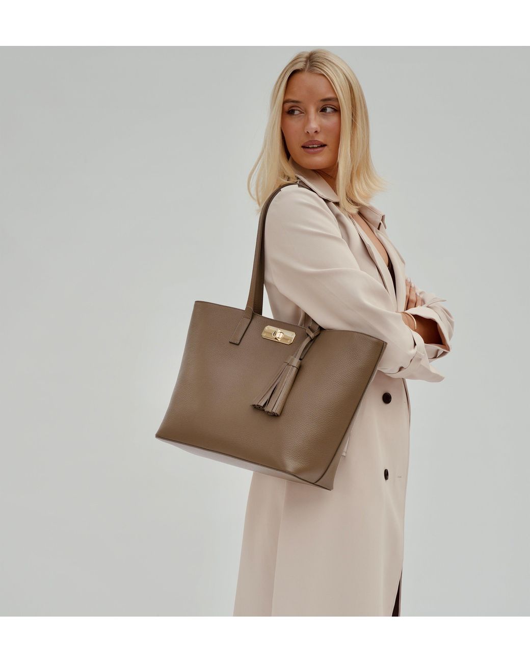 Apatchy London Brown The Kate Mink Leather Bag