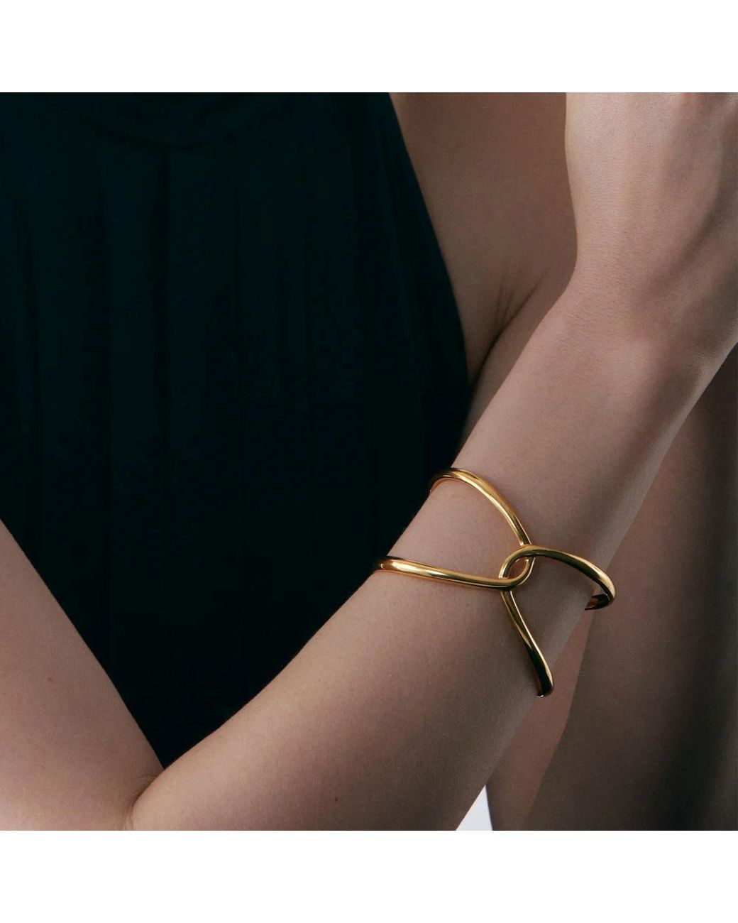 Dinny Hall Metallic Twist Open Cuff