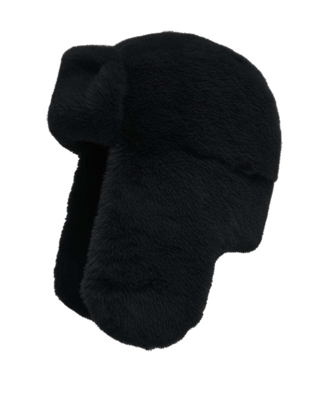 Nooki Design Black Billie Faux Fur Trapper Hat