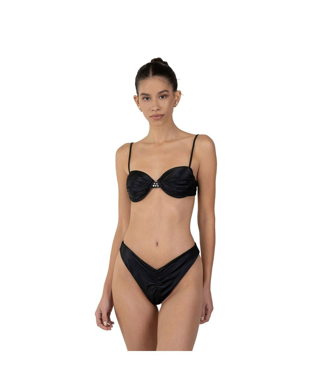 Paramidonna Black Daisy Satin