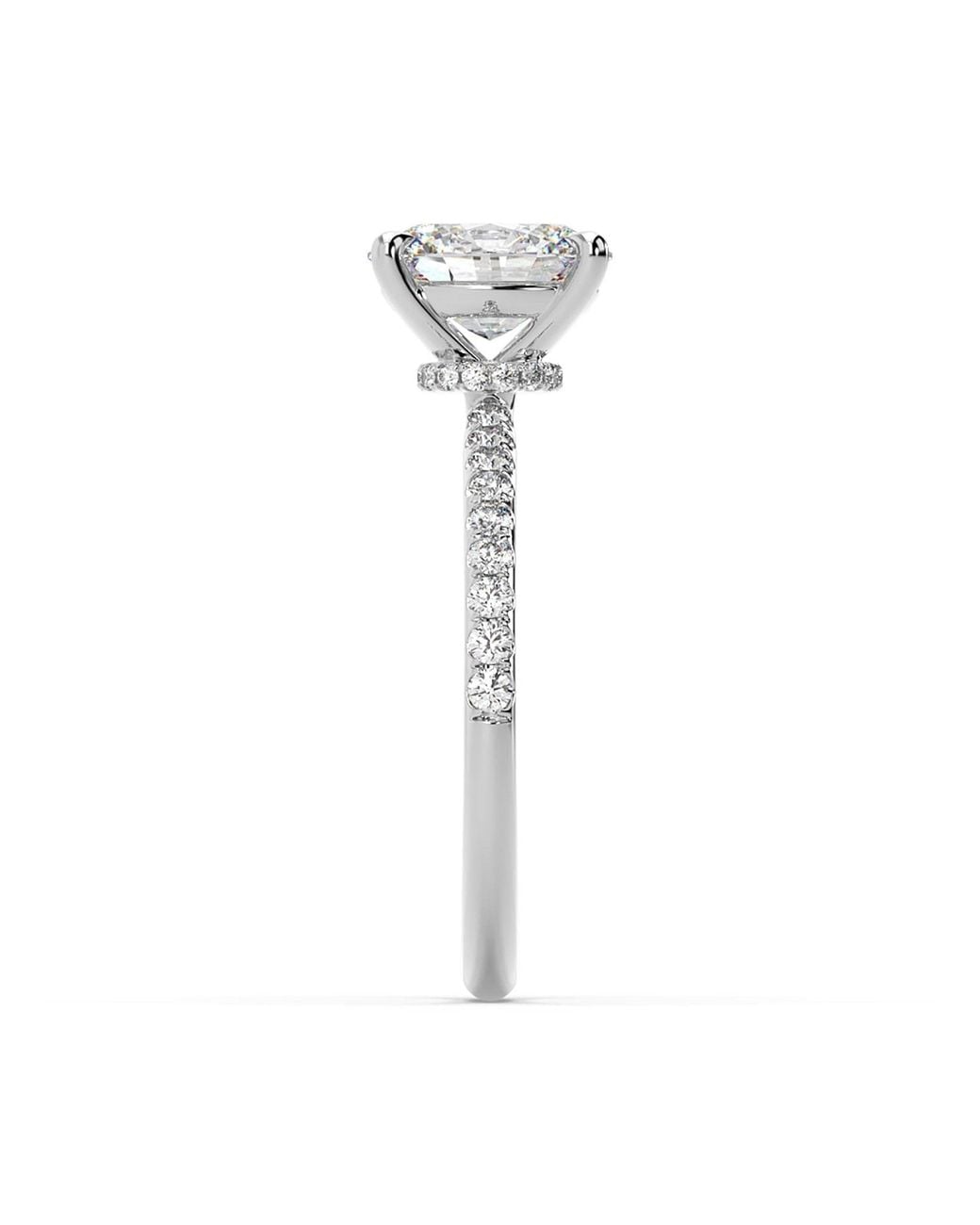 Artisan White Designer Ring With Lab-Grown Diamond