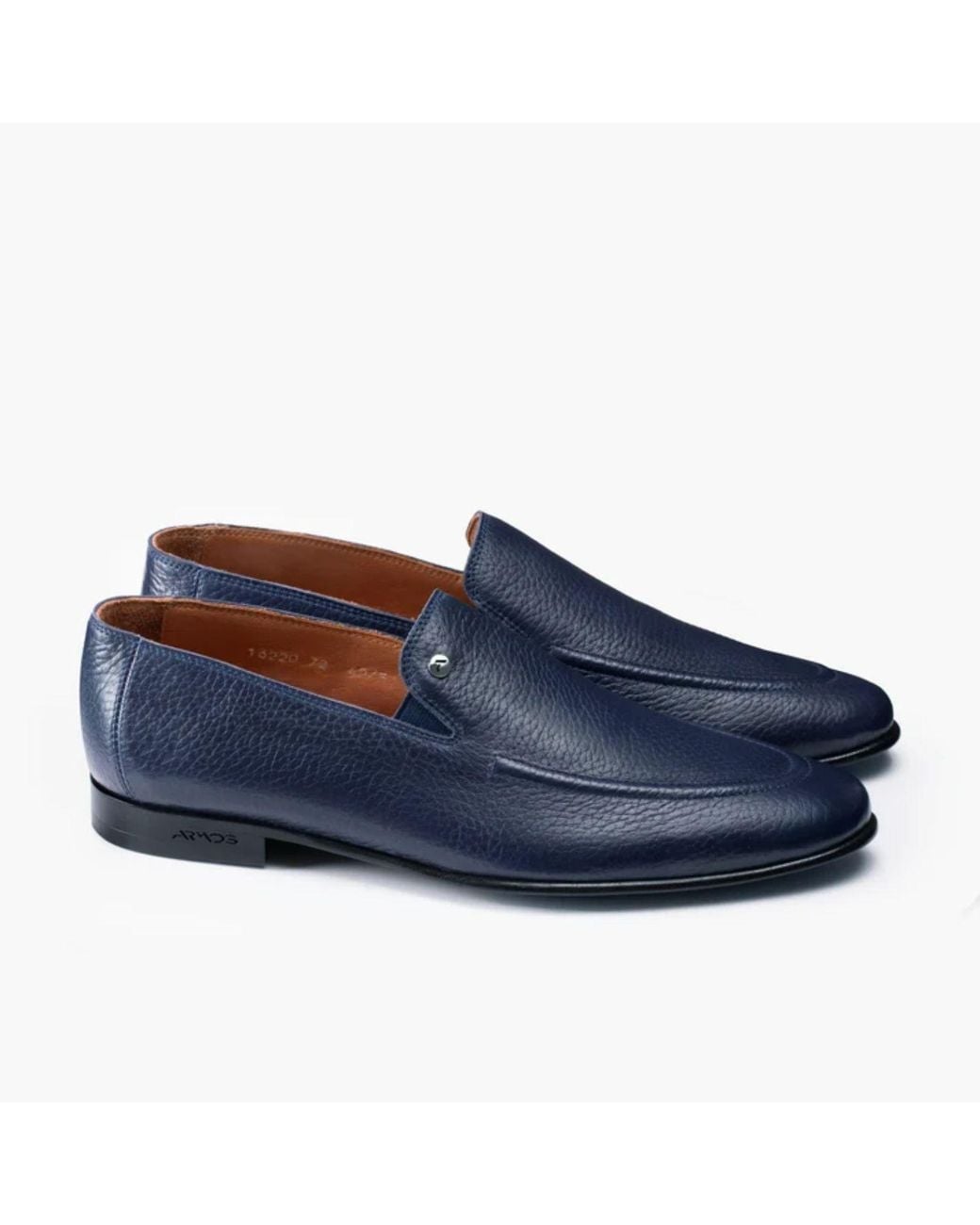 Armos Blue Deer Leather Loafer for men