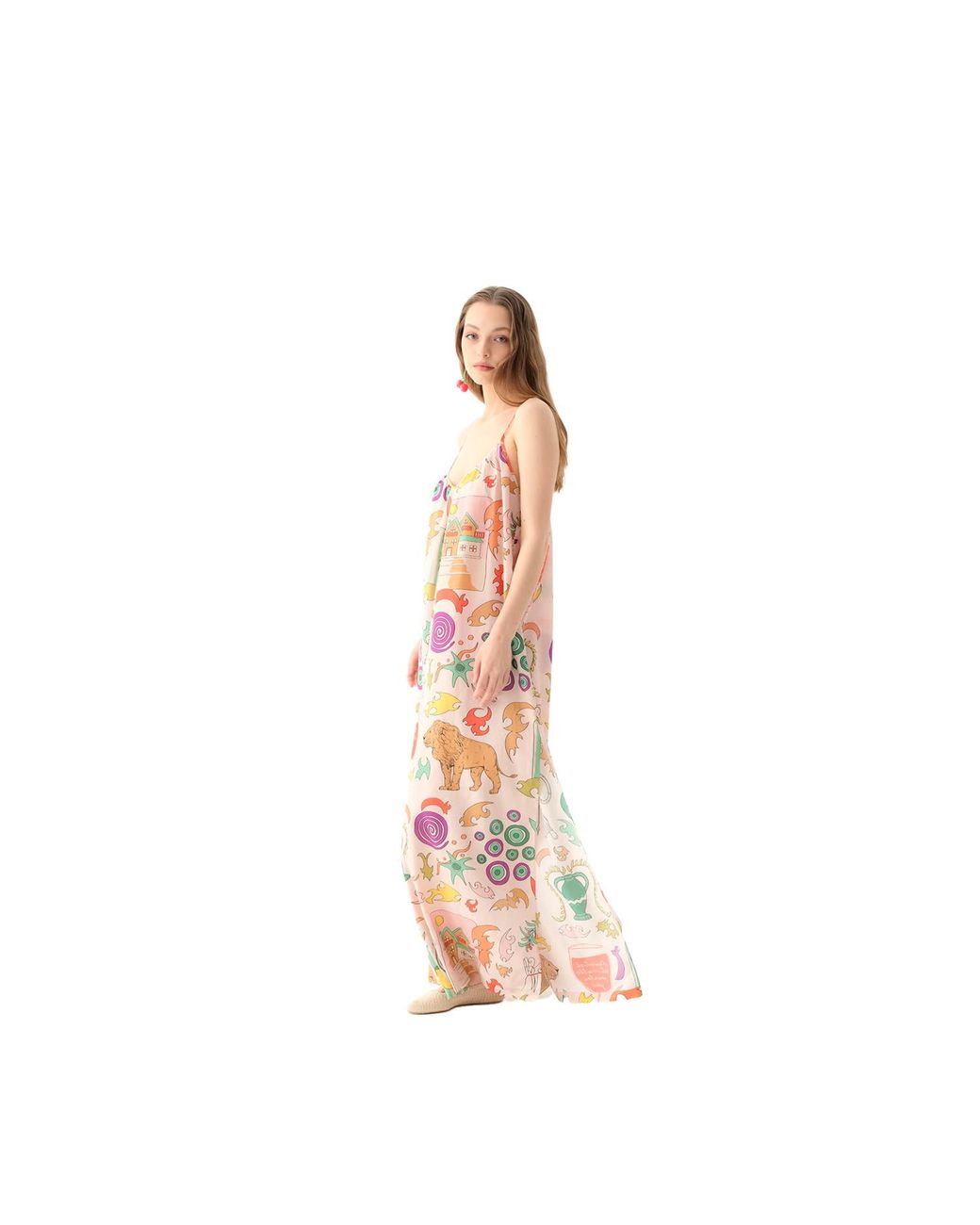 Iodes Pink Cunda Beach Dress