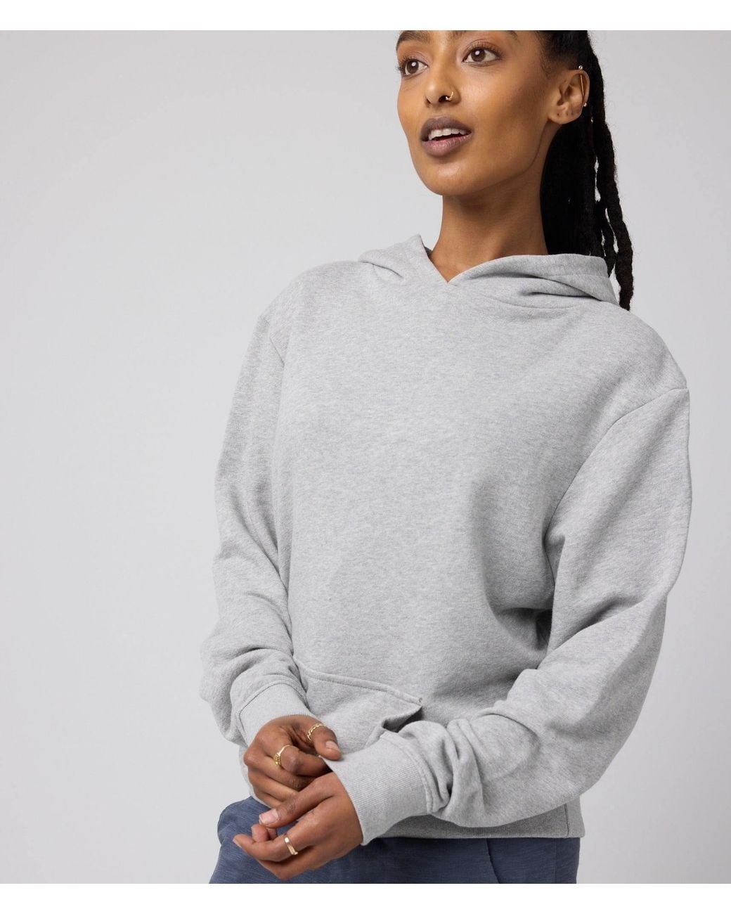 Known Supply Gray Regenerative Cotton Hoodie