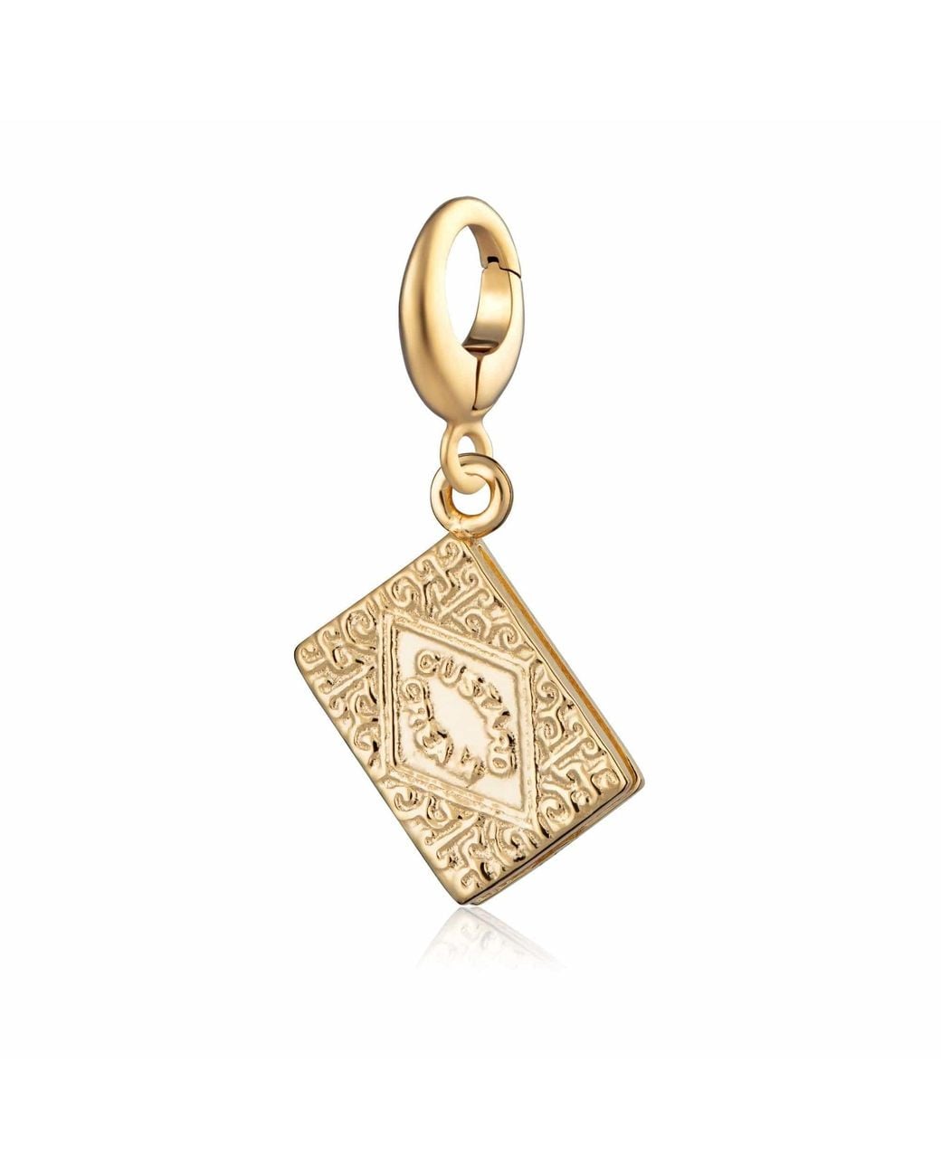 Lily Charmed Metallic Custard Cream Biscuit Charm