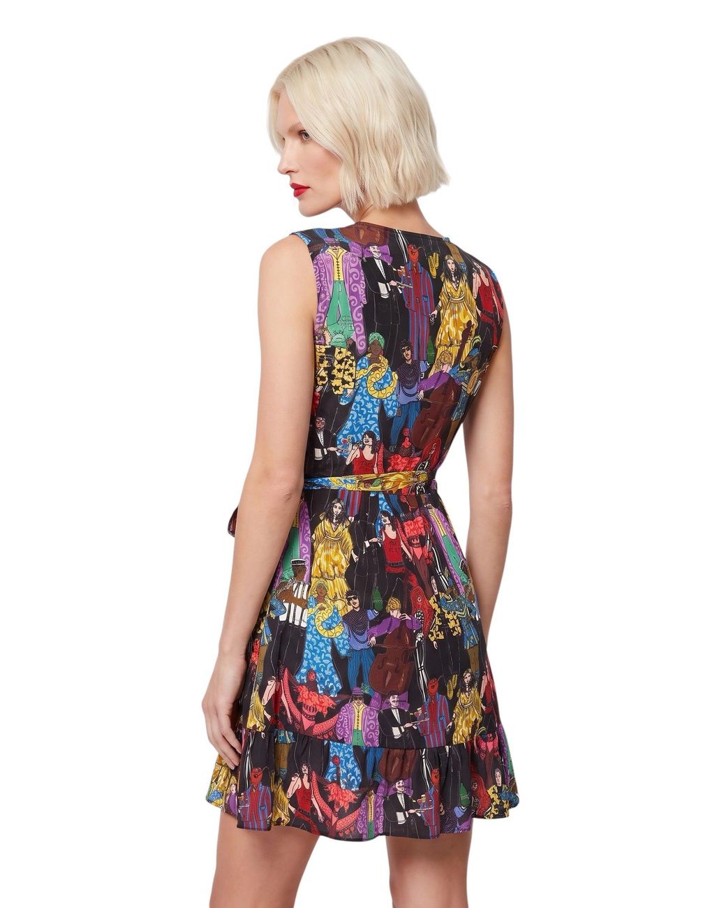 Any Old Iron Multicolor Nola Heroes Wrap Dress