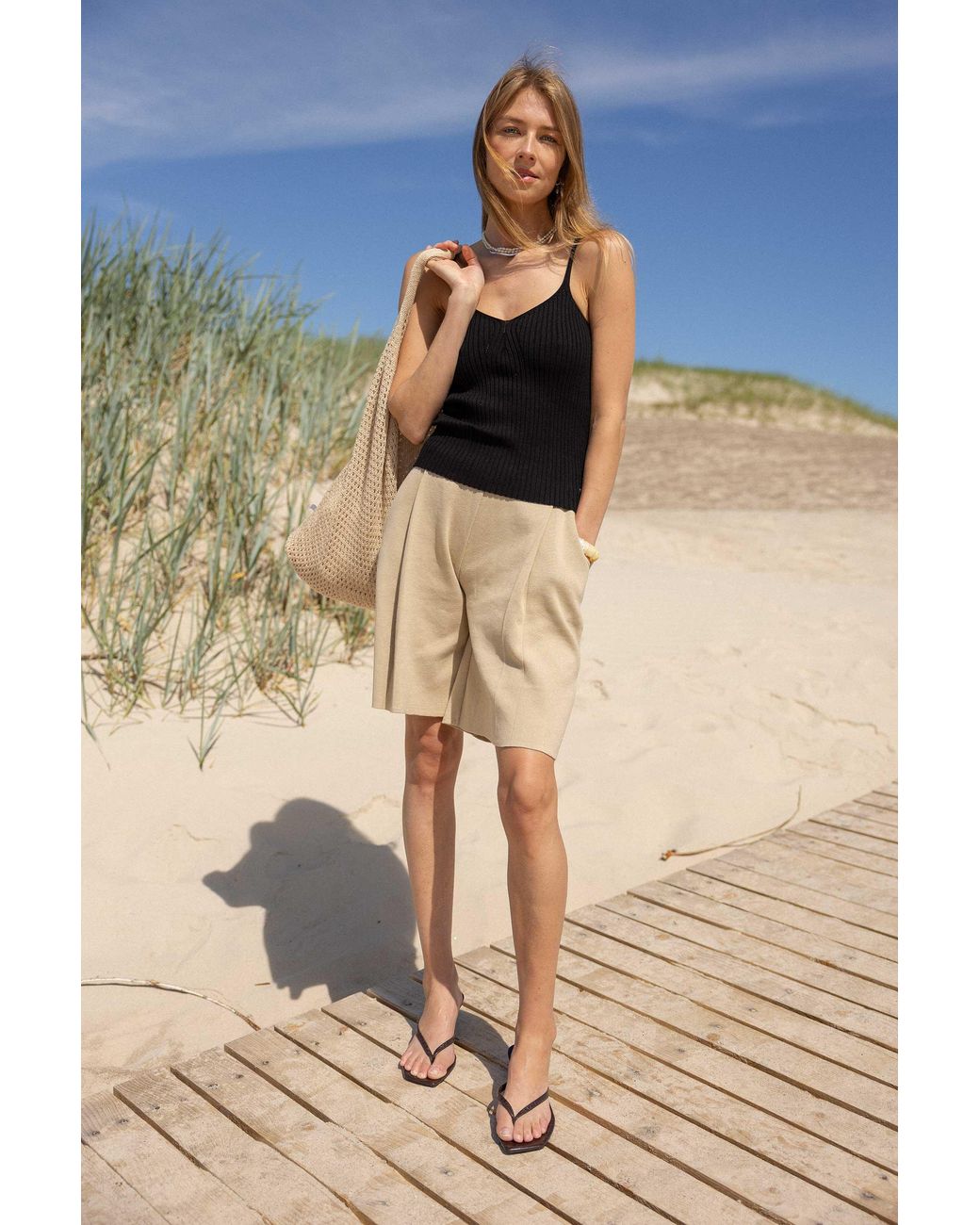 SALANIDA Black Sotto Top