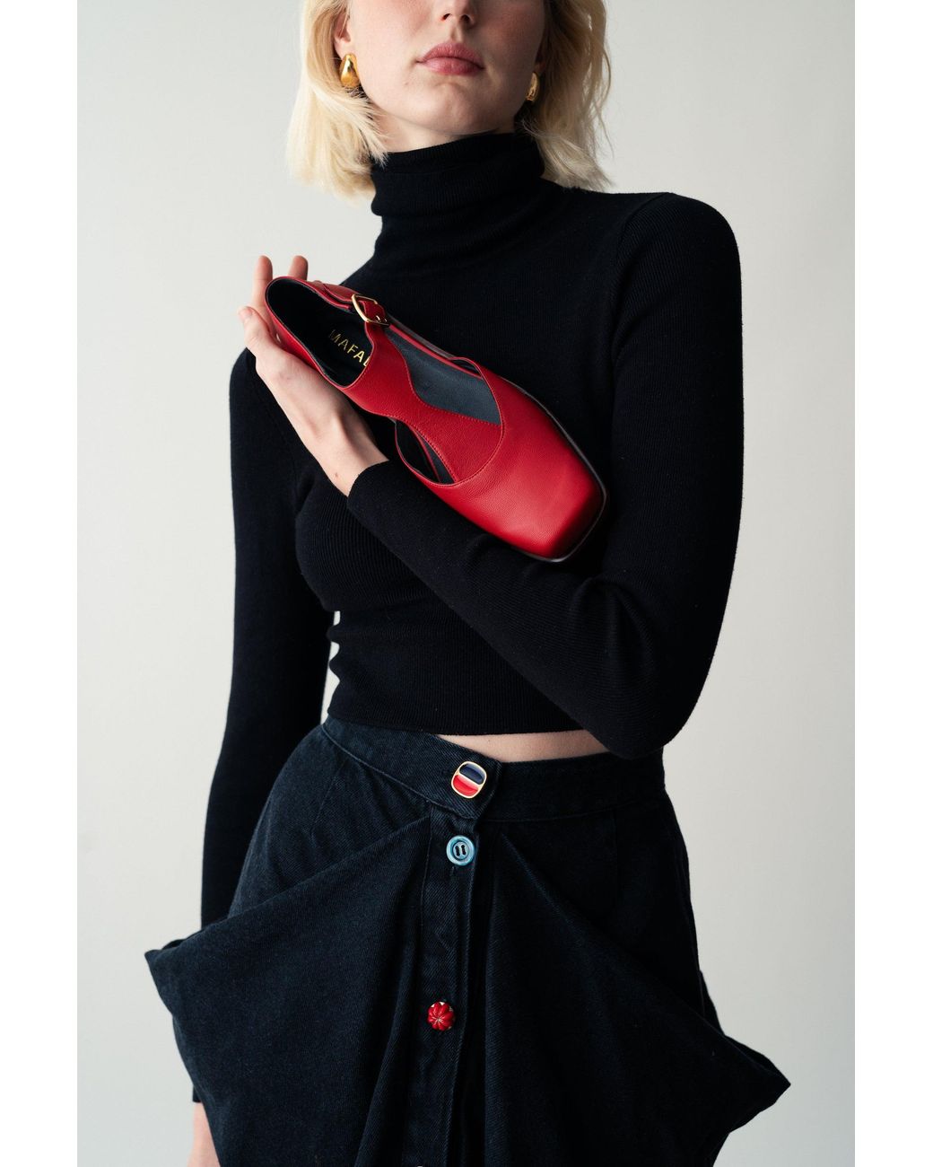 Mafalda Red Carlota Flats