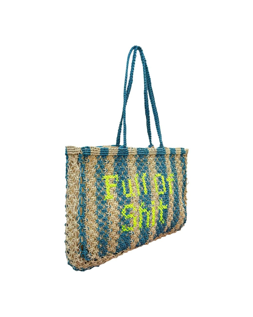 Lilly Loves Green Full Of Shit Jute Bag