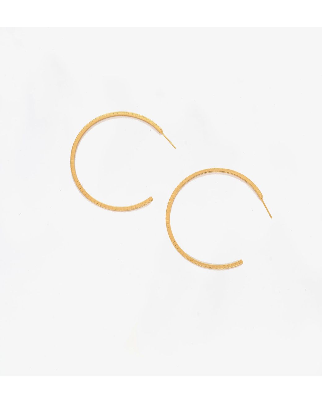 Uchi and Soto Metallic Shikaku Thin Earrings
