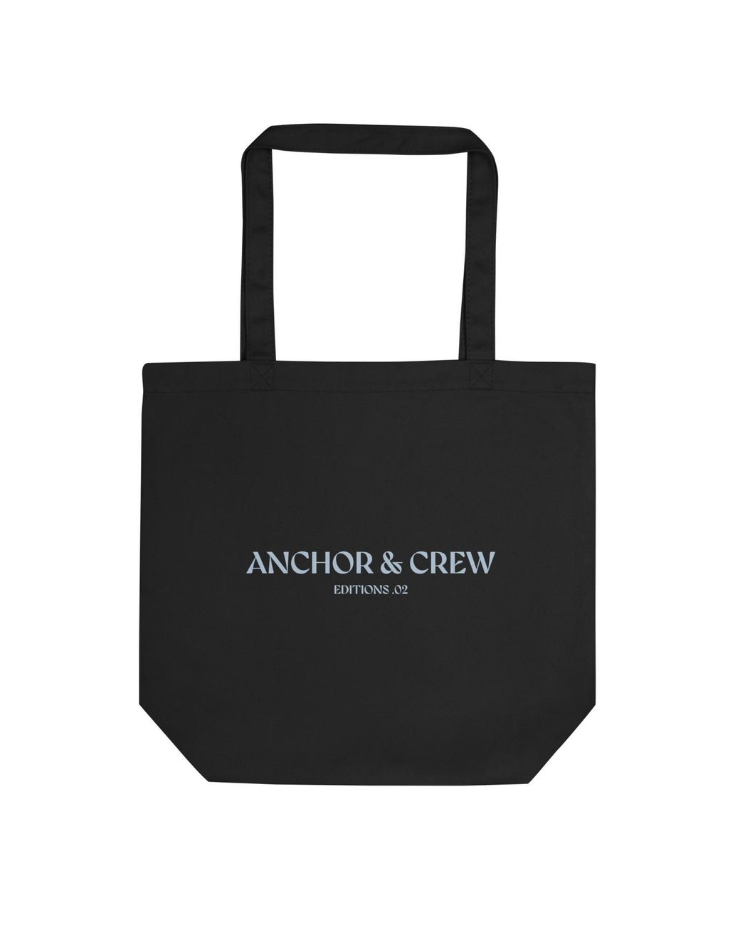 Anchor and Crew Black Two Elysian Editions Recycled Cotton Tote Bag for men