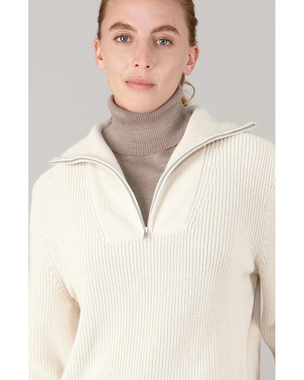 Paul James Knitwear Brown Neutrals Extra Fine Merino Allegra Neck Warmer