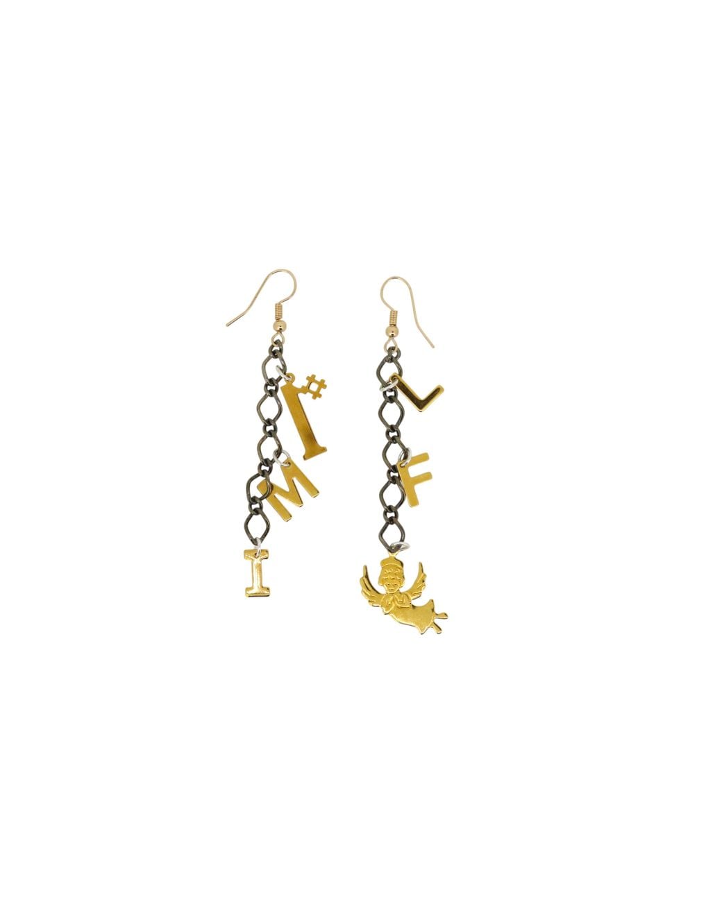 Vicki Sarge Black Number One Milf Earrings