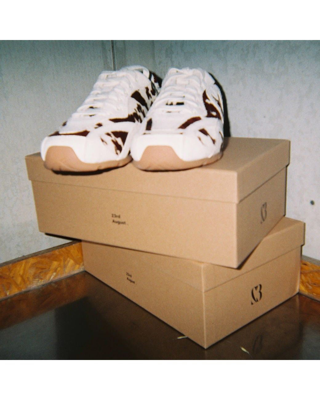 23Rd August . White Object Suede Low Top Sneakers
