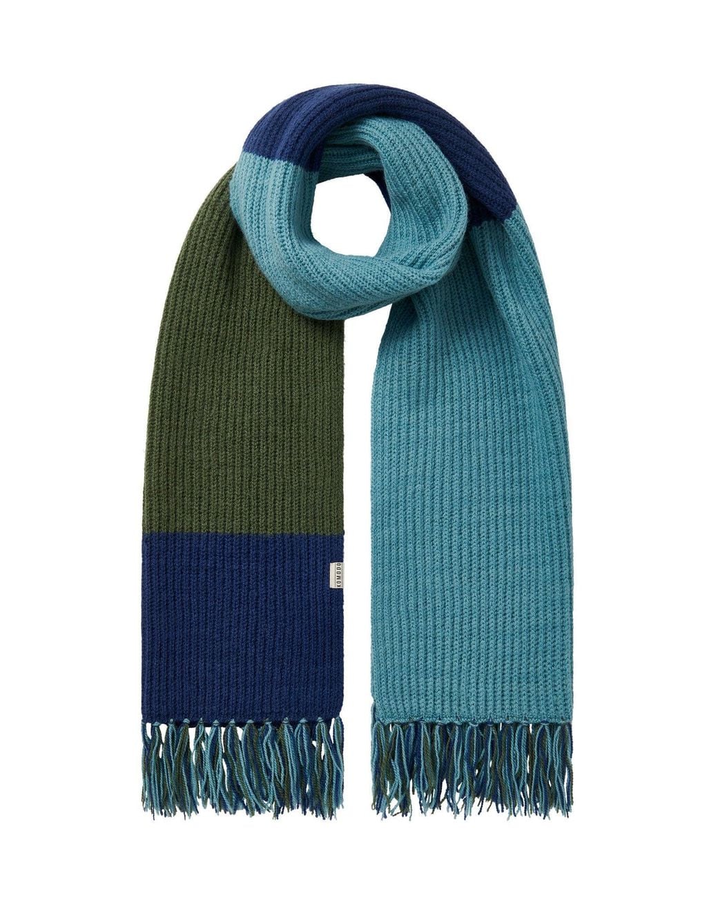 Komodo Blue Alexa Oversized Wool Scarf