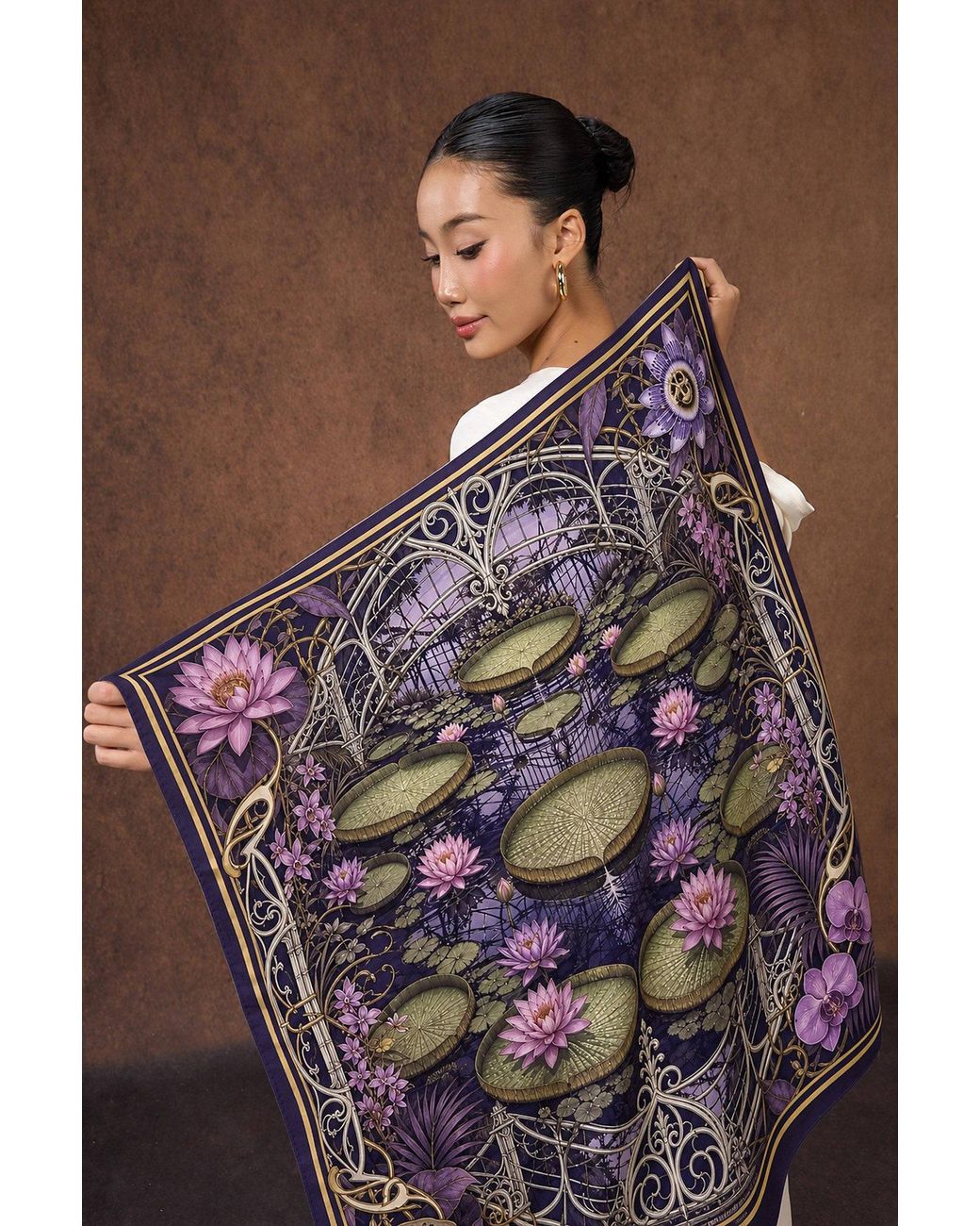 Silk and Bears Gray Waterlily House