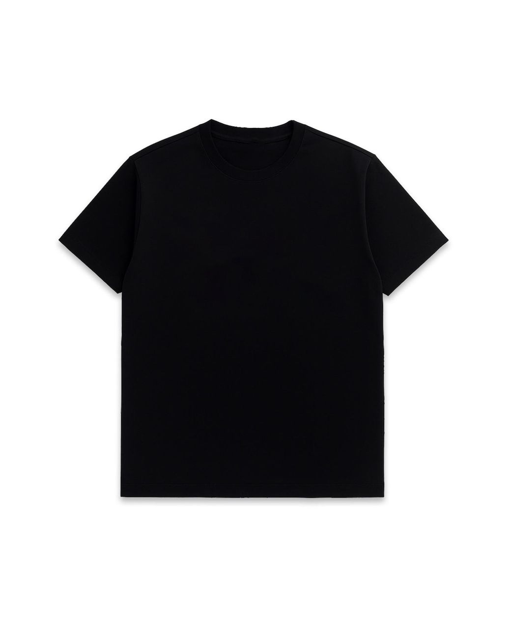 Éclectique Black Crewneck T-Shirt for men